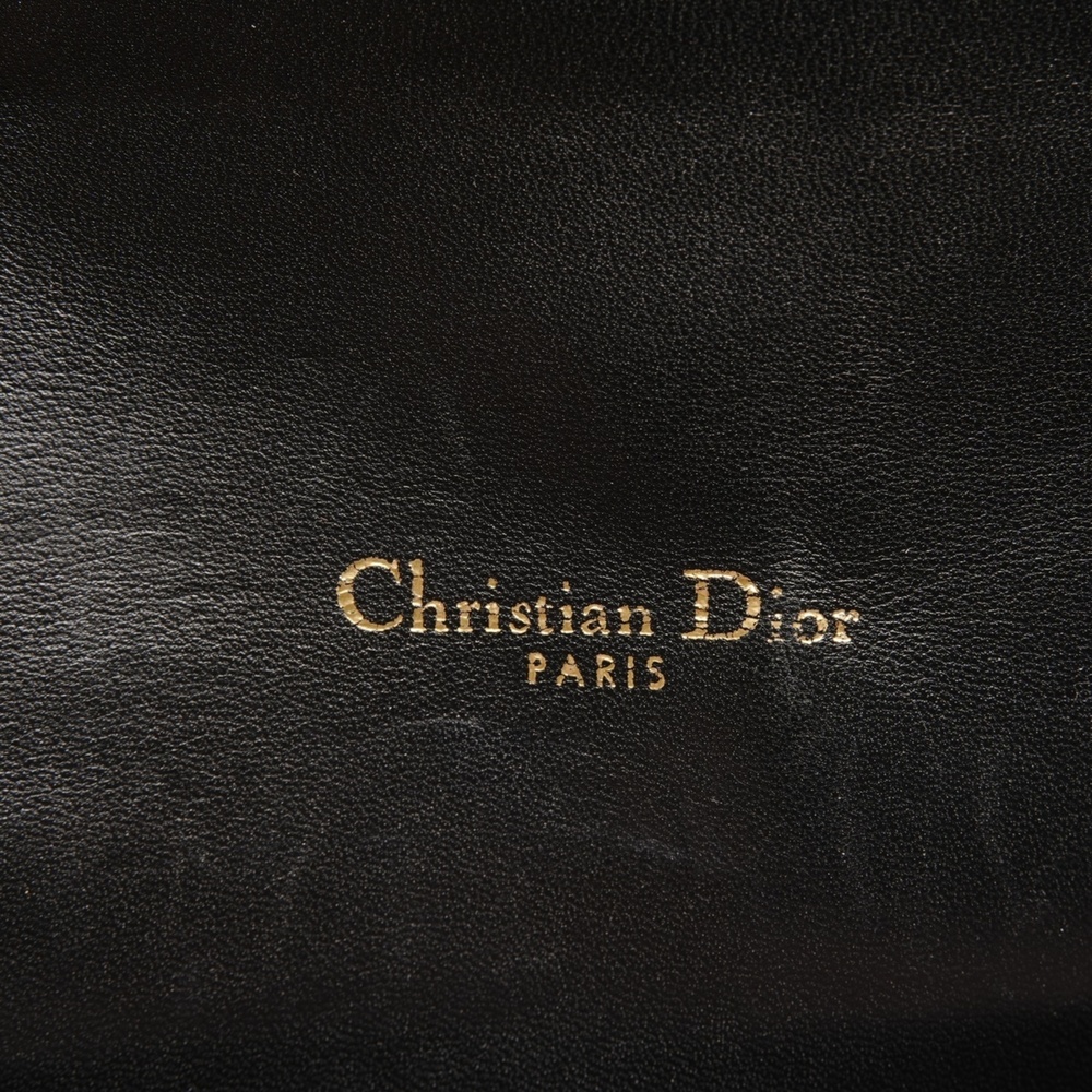 CHRISTIAN DIOR Black Leather Shoulder Bag - Picture 9 of 13